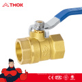 Manual Operated Forged 2pc Brass Ball Valve 2 Way Sanitary Food Grade Ball Valve